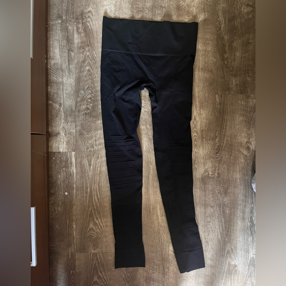 maternity leggings - medium - black - full length